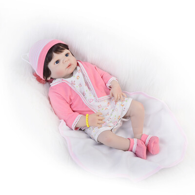 

Handsome Reborn Baby Dolls Toys 23 Simulation Little Man Full Silicone Vinyl Body Reborn Babies Model Fashion Newborn Dolls