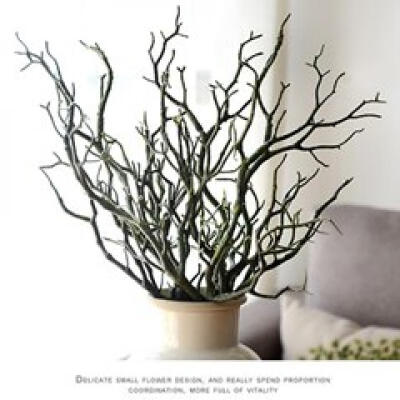 

3PCS Large Branches Bifurcated Plastic Decoration Flower Home Decoration Branches Artificial Flowers Novelty Decoration