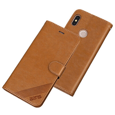 

MOONCASE Millet Red Rice Note 5 Red Rice 5 Plus Yazun Shi TPU Wallet - Light Brown
