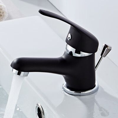 

Bathroom Waterfall Basin Faucet with Lifting LeverColorBlack