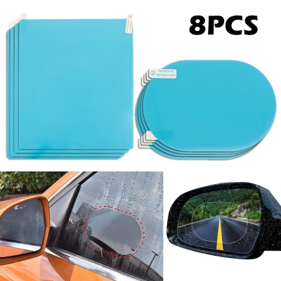 

Willstar 10PCSset Car Rearview Mirror Car Side Window Protective Film with Installation Kit