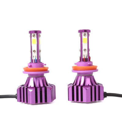 

H8 B3 2PCS Led Cob LED Chip Car Headlamp 36W 6500k White Light 8000LM Car Bulb Fog Light