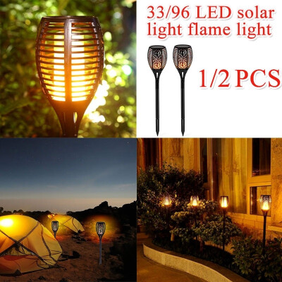 

12Pcs 3396 LED Solar Light Lame Torch Garden Light Outdoor Induction Light Garden Courtyard Lawn Decorative Landscape Light