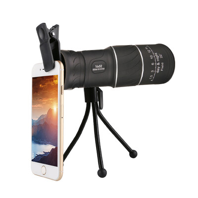 

Portable 16 52 Adjustable Single Telescope Full Optical Night Vision Hiking