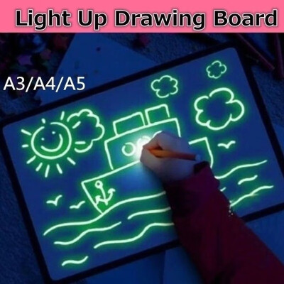 

Willstar NEW Draw with Light Fun&Developing Toy Drawing Board Magic Draw Educational