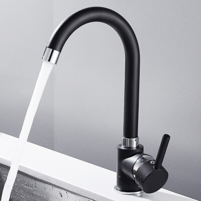 

Kitchen Faucets Stainless Steel Kitchen Mixer Single Handle Hole Kitchen Faucet Mixer Sink Tap
