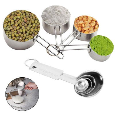 

8PCS Stainless Steel Measuring Spoons&Measuring Cups Combo Set