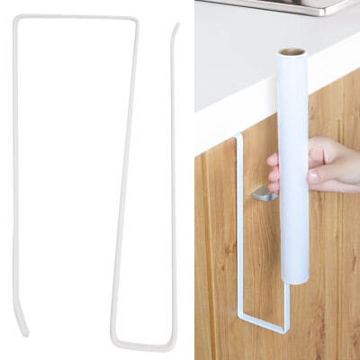 

Metal Shelf Kitchen Accessories Under Cabinet Paper Roll Rack Towel Holder Tissue Hanger