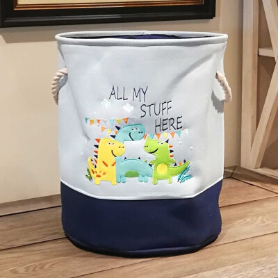 

Foldable Household Laundry Hamper with Handle Home Large Toys Sundries Storage Basket