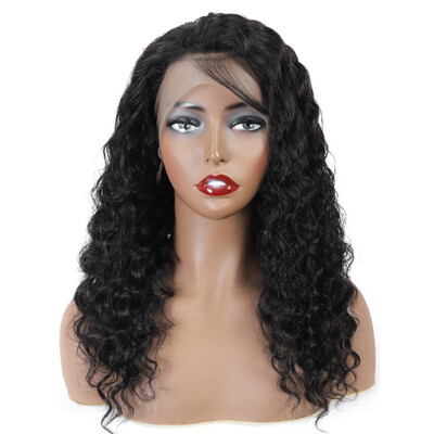 

Amazing Star Human Hair Deep Wave Lace Front Wigs Brazilian Virgin Hair Deep Wave Lace Front Wigs 150 Density Soft&Bouncy