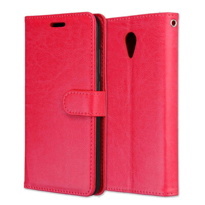 

MOONCASE Meizu M6 3 card photo frame leather - red