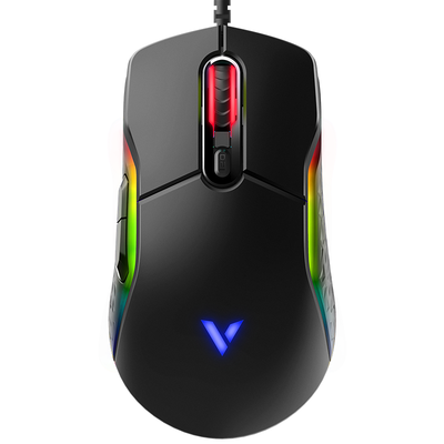 

Rapoo VT200S gaming mouse esports mouse FPS mouse PMW3389 engine apex hero eat chicken sharpwire wired mouse black