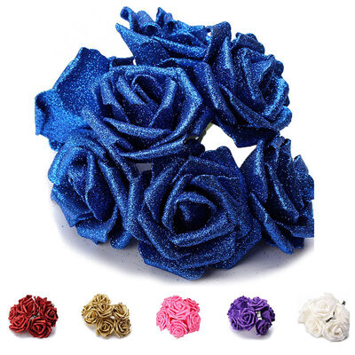 

UpperX 10 Head Silk ClothLatex Rose Decoration Pink Rose 10pcs
