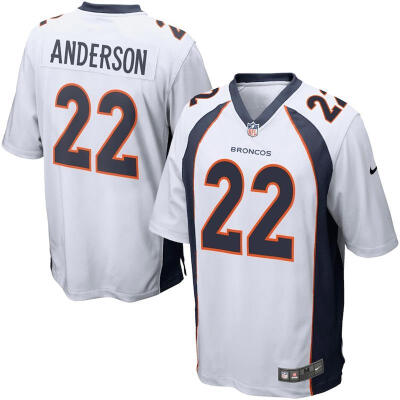 

Youth Football Jersey Denver Broncos CJ Anderson White Game Jersey