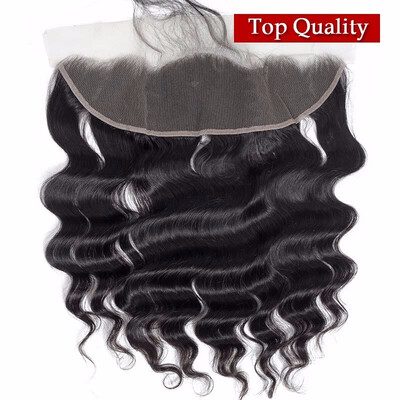

Nami Hair Best Quality 13x4 Lace Frontal Chinese Virgin Hair Loose Deep Wave Ear To Ear Human Hair Closure With Baby Hair