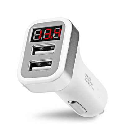 

Car charger dual USB 48A car charger fast adaptive charging galaxy for iphone samsung