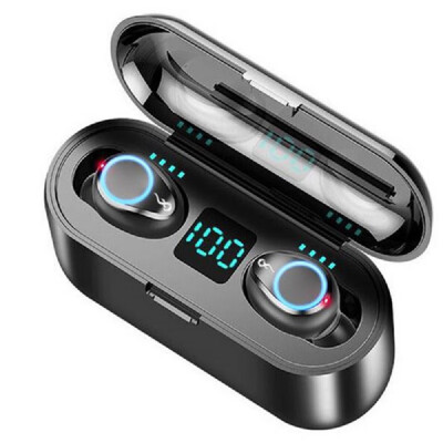 

F9 With Power Display Digital Display Touch Double-Pass Wireless 50 Binaural Bluetooth Headset