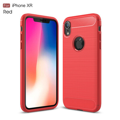 

BONGEM Apple iPhone XR Case with Flexible&Durable Shock Absorption with Carbon Fiber Design