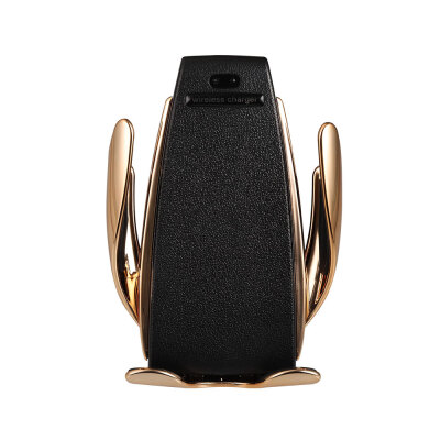

Fast Wireless Car Charger Automatic Infrared Sensor Easy Operation Auto-Clamp Car Smart Phone Mount Air Vent Holder Charger