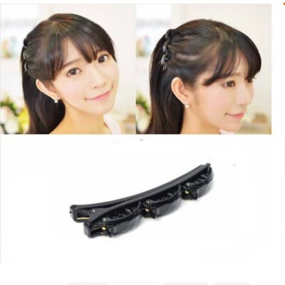 

Willstar 1PC Double Bangs Hairstyle Hairpin Magic With 8 clips on the headband Fast
