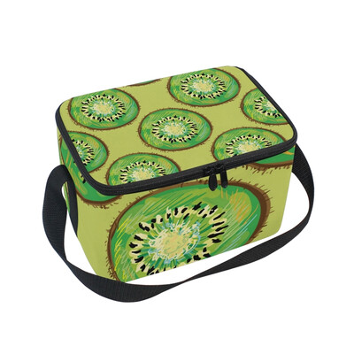

ALAZA Pattern With Kiwi Lunch Box Insulated Lunch Bag Large Cooler Tote Bagfor Men Women