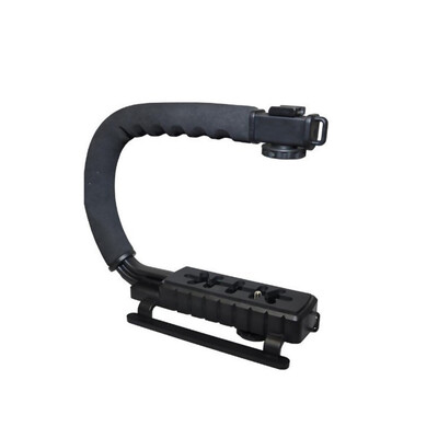 

DV Hand Held C-Shaped Shooting Video Stabilizer Hand-held Stabilizing Grip Low Frame Flash Stands Stabilizer