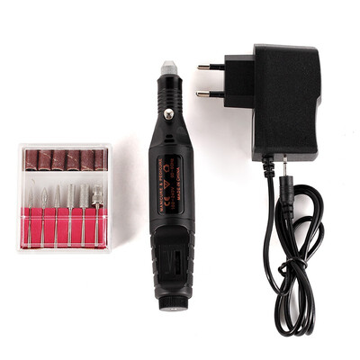 

ROSALIND Nail Drill Bits Electric Manicure 20000RPM Nail Art Equipment Nail File Drill With EU Plug nails accessories