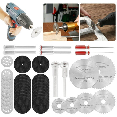 

New 36pcs Resin Cutting Wheel Discs Cut Off Set Bit Kit For Dremel Rotary Tool Hobby
