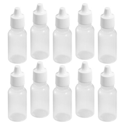 

Empty Plastic Squeezable Dropper Bottles Eye Liquid Dropper-10ML