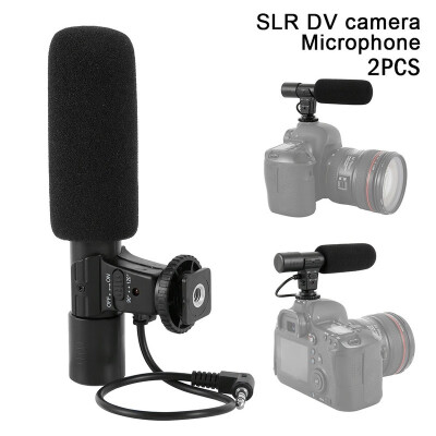 

Camera Microphone 35mm Microphone SLR Camera DV Stereo Microphone Camera Interview News Recording Back Pole Condenser Microphone