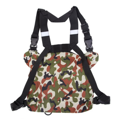 

Willstar Radio Chest Bag Oxford Cloth Camouflage Vest Chest Rig Pack Radio Chest Bag-A-11x11x2inch