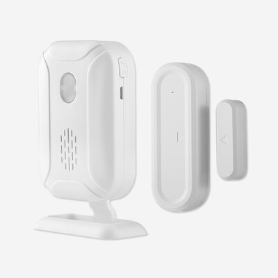 

Wireless Welcome Doorbell with Door Sensor WelcomeDoorbellAlarmColor LightsLighting 5 in 1 Multi-function for Shop Store Home