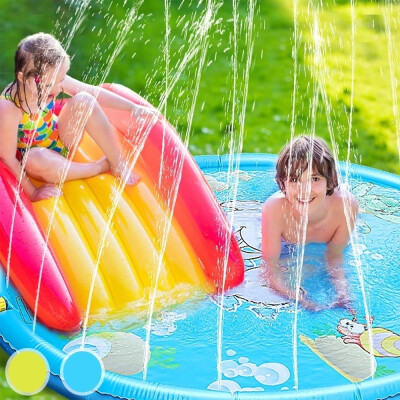 

Willstar Inflatable Spray Water Cushion Summer Kids Play Water Mat Lawn Games Pad Sprinkler Play Toys Outdoor Tub Swiming Pool