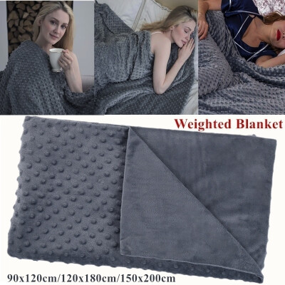 

2020 New Warm Blanket Double-sided Cotton Blanket Weighted Blanket Which Can Decompress Help Sleep&Relieve Anxiety