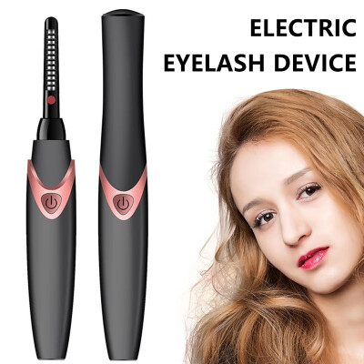 

Mini USB Rechargeable Electric Heated Eyelash Long Lasting Electric Ironing Eyelash Curler Device for Beauty Gift