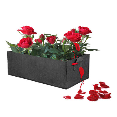 

5PCS Rectangle Raised Plant Bed Garden Planter Elevated Vegetable Box Breathable Planting Grow Bag