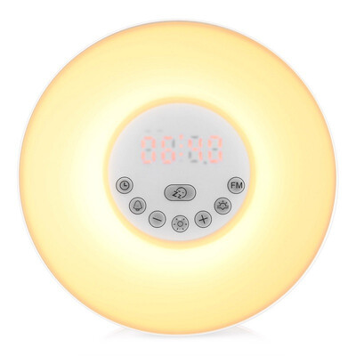 

Inlife JW - 6638 Wake-up Light FM Radio Time Display Snooze Alarm Clock Bedside Mood Lamp