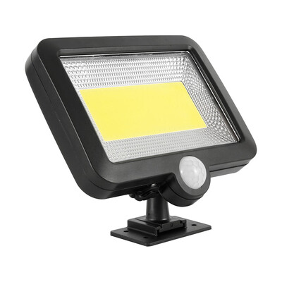

100 LED Solar Powered PIR Motion Sensor Garden Wall Light