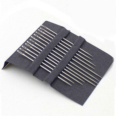 

12PCS Set Knitting Needles One Second Self Threading Needles Hand Sewing Needles Home Household Tools