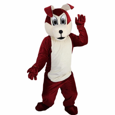 

LangtengBrown Wolf Dog Mascot Costume Cartoon Cosplay Party Halloween Christmas Festival Performance
