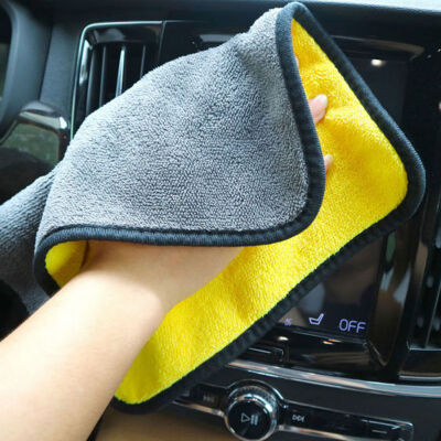 

Car Care Polishing Wash Towels Plush Microfiber Washing Towel Microfiber Cleaning Drying Cloth Hemming Care Cloth Washing Towel