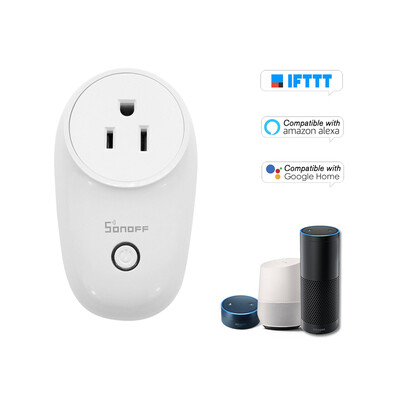 

SONOFF S26 ITEAD Wifi Smart Socket Wireless Remote Control Charging Adapter Smart Home Power Sockets USUKCNAUEU Type EF Optio