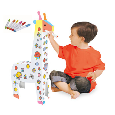 

DIY 3D Paper Folding Craft Elephant Kit Built&Paint Cardboard Puzzle Building Toy Decoration Educational Kids Toys For Age 23