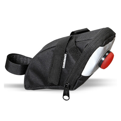 

Bike Saddle Bag Bike Seat Post Bag Bicycle Cycling Seat Pack MTB Road Bike Storage Bag with Taillight