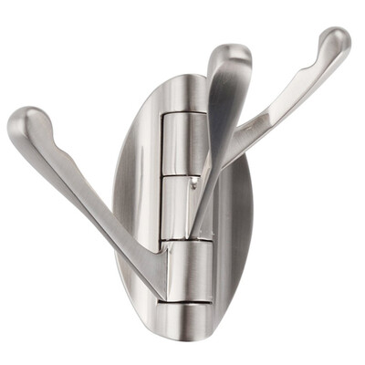 

UpperX Swivel Hook Heavy Duty Folding Swing Arm Triple Coat Hook with Multi 3 Foldable Arms TowelClothes Hanger for Wall Mount