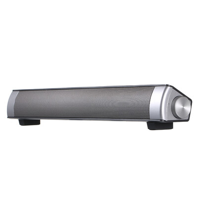 

Powerful BT TV Sound Soundbar Updated Version S08 Mini Altavoz USB Speaker For Computer PC Tablet Grey