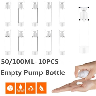 

110pcs 50100ml Empty Makeup Dispenser Pump Container Empty Pump Bottle Lotion Refillable Bottle