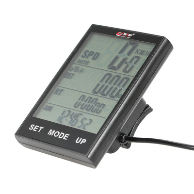 

Bike Computer Bicycle Speedometer Odometer Temperature Backlight Water Resistant for Cycling Riding Multi Function