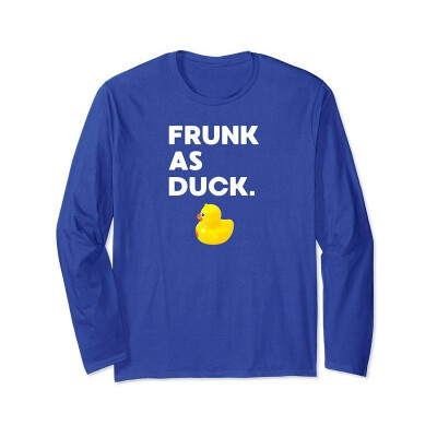 

Frunk as Duck Funny Ducky Drinking Long Sleeve Shirt