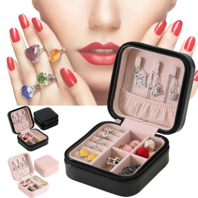 

Willstar Eco-friendly PU Portable Jewelry Storage Box Collection Box Jewelry Organizor Box Home Object Container Party Decor